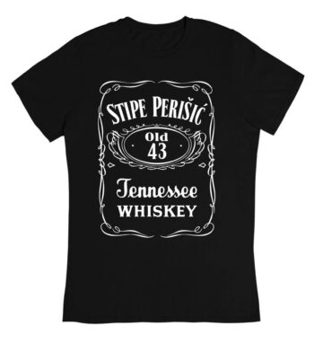 jack daniels crna majica kratkih rukava sa personaliziranim natpisom